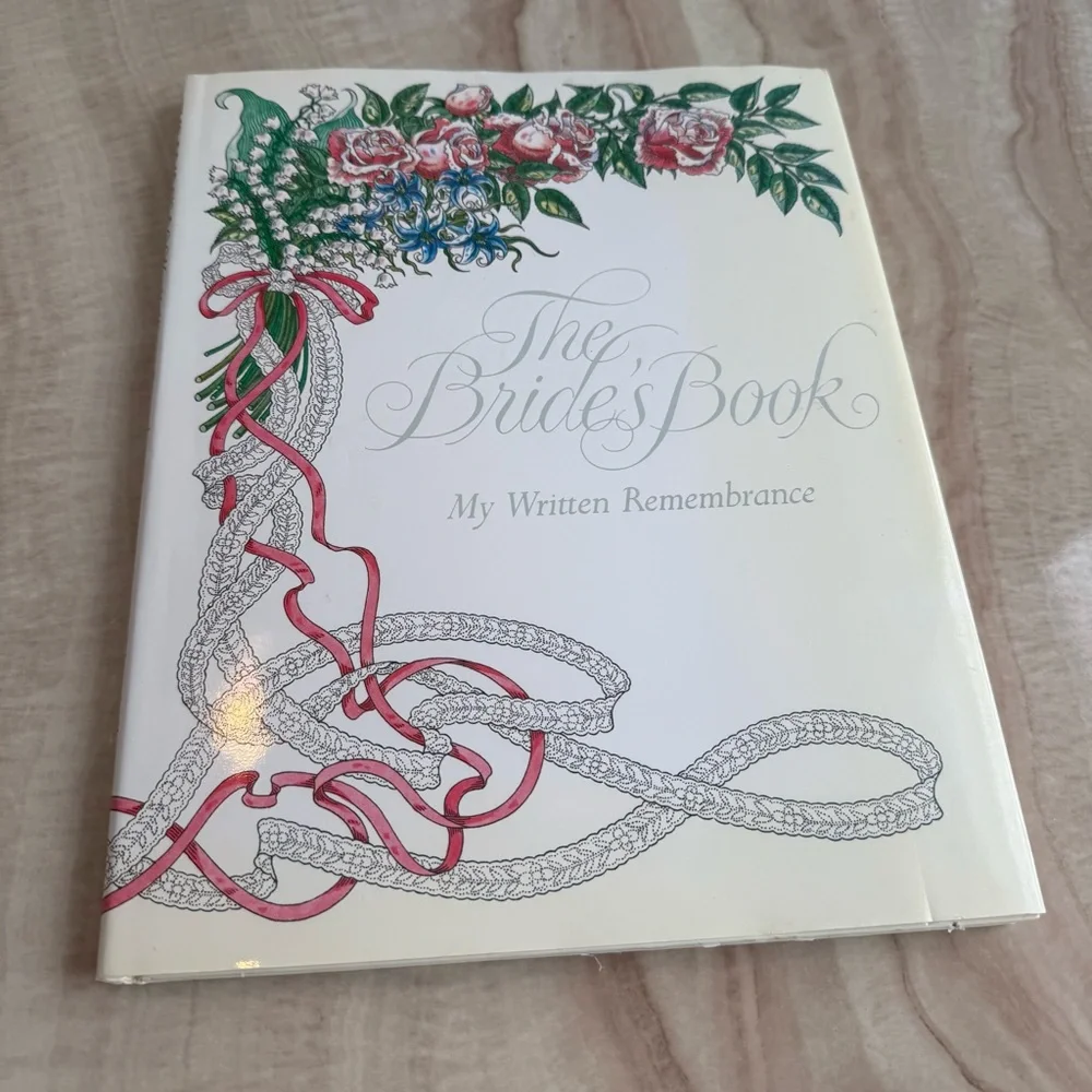 The Bride's Book with Floral Design